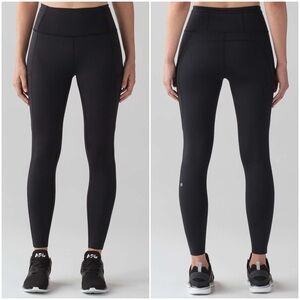 Lululemon Fast & Free 7/8 Tight II *Nulux 25" in Black